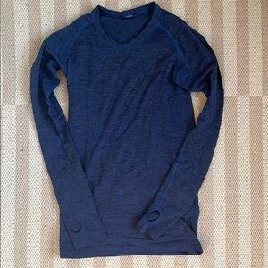 lululemon athletica Navy Long Sleeve Tee